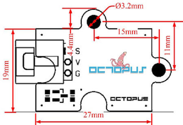 Octopus Waterproof Temperature Sensor (DS18B20) - why.gr